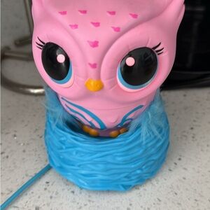 Pink and Blue Owl Toy